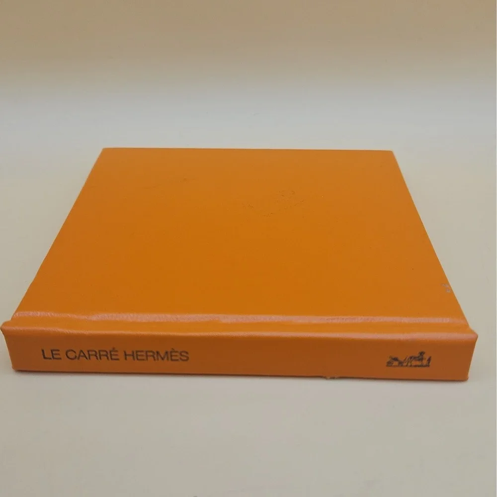 Hermes Book Carre Scarf Guide Orange Illustrated 1998 1st Edition Mini Hardcover